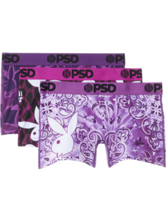 Playboy Purp Boyshort 3-Pack PSD