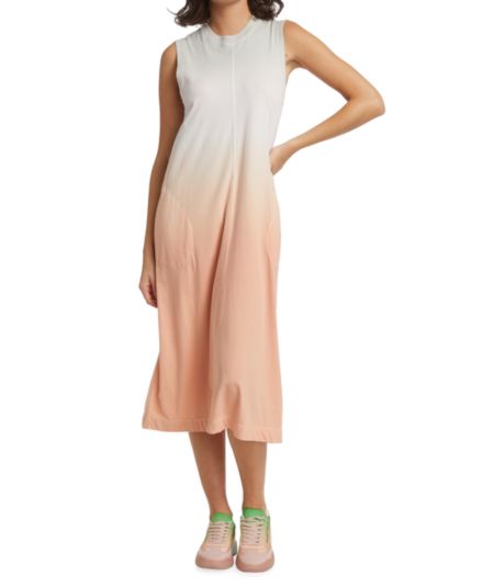 Трикотажное платье-миди без рукавов с эффектом «омбре» ATM Anthony Thomas Melillo