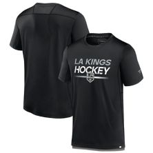Men's Fanatics Branded  Black Los Angeles Kings Authentic Pro Tech T-Shirt Fanatics