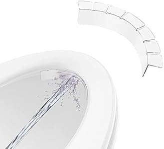 Transparent Toilet Seat Splash Guard, Prevent Pee from Spilling, Keep Bathroom Clean, Works Well for Potty Training (#1) Pssopp