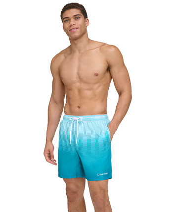 Мужские плавки для волейбола 7 дюймов в градиентную полоску Calvin Klein