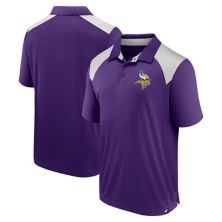 Мужская Футболка Fanatics Purple Minnesota Vikings Primary Polo Fanatics Brands - White Label