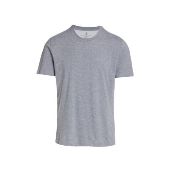 Solid Cotton T-Shirt Brunello Cucinelli