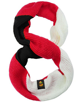 Женский вязаный шарф Infinity с цветными блоками FOCO Chicago Blackhawks Forever Collectibles