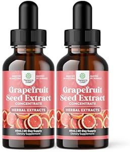 GSE Grapefruit Seed Extract Liquid (Жидкость) - Super Concentrated Grapefruit Extract Rich in Bioflavonoids & Polyphenols for Digestive Health and Immune Support - Vegan Non-GMO & Alcohol-Free (Безалкогольный) (30 Servings (Порции)) Natures Craft