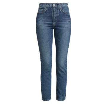 Узкие джинсы Alexxis с высокой посадкой AG Jeans
