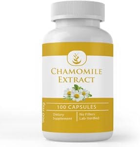 Pure Original Ingredients Chamomile Extract, (100 Capsules) Always Pure, No Additives Or Fillers, Lab Verified PURE ORIGINAL INGREDIENTS