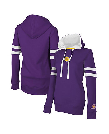Женский фиолетовый пуловер с капюшоном Los Angeles Lakers Road Game Stadium Essentials