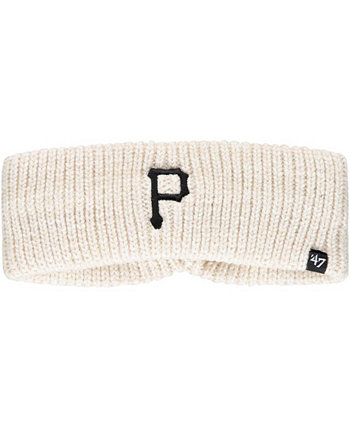 Женская кремовая повязка на голову Pittsburgh Pirates Meeko Knit '47 Brand