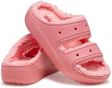 Сандалии Crocs Classic Cozzzy с пушистой подкладкой и повышенной устойчивостью Crocs