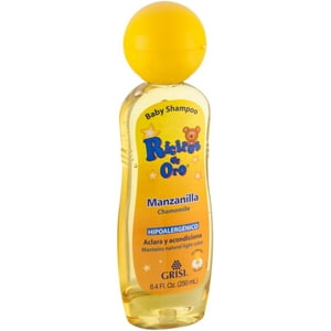 Ricitos de Oro Grisi Chamomile Clarifying Daily Shampoo with Pop-Up Rattle Cap, 8.4 fl oz Ricitos de Oro