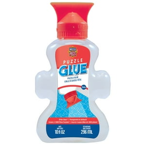 MasterPieces - Jigsaw Puzzle Glue Bottle with Swivel Spreader Cap, 10oz - Clear Visit the MasterPieces Store