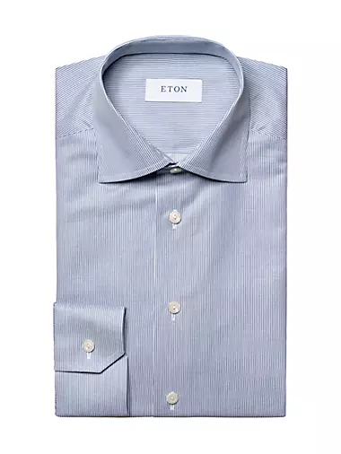 Contemporary-Fit Striped Shirt Eton