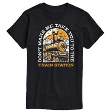 Мужская футболка с рисунком Yellowstone Take You Train Station Yellowstone