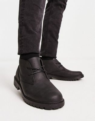 Черные массивные ботинки дезерты New Look New Look