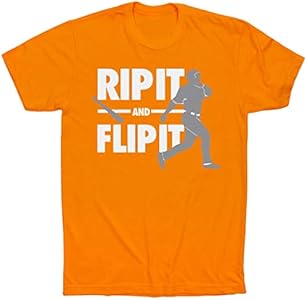 Baseball Rip It Flip It T-Shirt | Short Sleeve Baseball Tee | Youth & Adult Sizes ChalkTalkSPORTS