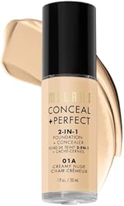 Milani Conceal + Perfect Liquid Foundation - Light Natural, 1 Fl. Oz. Milani