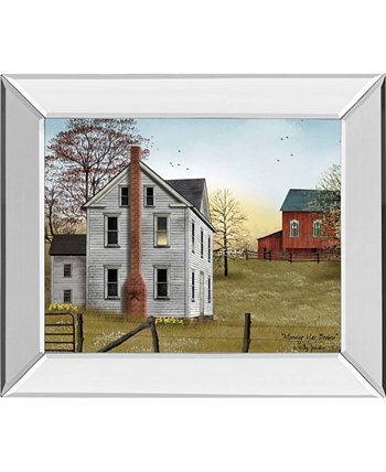 Картина Билли Джейкобса «Утро разбита» с принтом в зеркальной раме - 22 "x 26" Classy Art