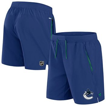 Men's Fanatics  Blue Vancouver Canucks Authentic Pro Rink Performance Shorts Fanatics Brands - White Label