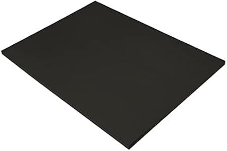 Prang (Formerly SunWorks) Construction Paper, Black, 18" x 24", 50 Sheets Prang