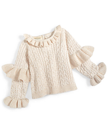 Вязаный свитер с люрексом для новорожденных девочек, созданный для Macy's First Impressions