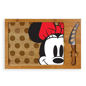 Набор ножей и разделочной доски со стеклянной столешницей Toscana® by Disney's Minnie Mouse Icon Disney