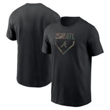 Men's Nike Black Atlanta Braves Camo T-Shirt Nitro USA