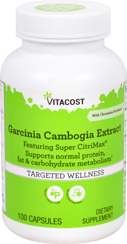 Экстракт Vitacost Garcinia Cambogia, включая пиколинат хрома с Super CitriMax® -- 100 капсул Vitacost