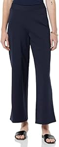 Amazon Essentials Women's Cropped Wide Leg Pull-On Pants Amazon Essentials