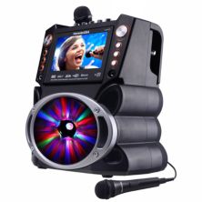 Karaoke USA GF846 Complete Bluetooth Karaoke System with LED Sync Lights Karaoke USA