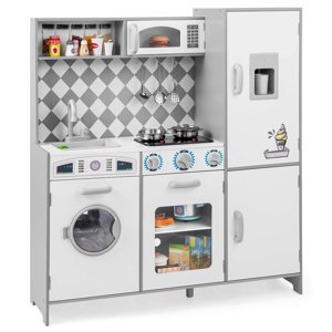 Costway Kids Kitchen Playset with Realistic Lights & Sounds Ice Maker Stoves Sink Oven Visit the Costway Store