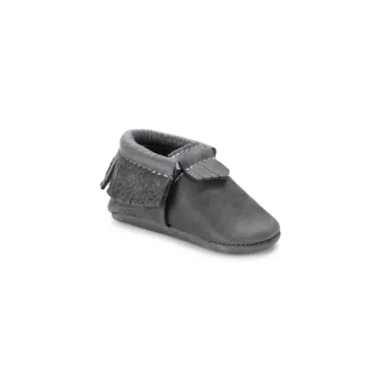 Baby Boy's Spruce Mini Rubber Sole Classic Moccasins Freshly Picked