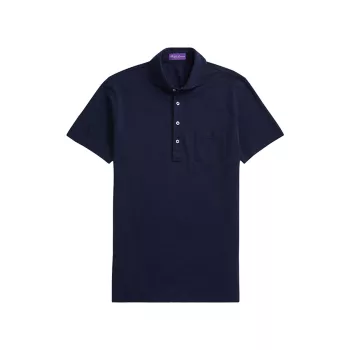 Рубашка-поло с короткими рукавами без логотипа Ralph Lauren