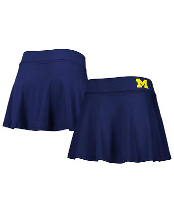 Женская темно-синяя струящаяся юбка Michigan Wolverines ZooZatz