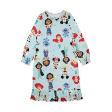 Ночная рубашка с пышными рукавами и персонажами Диснея для девочек 4–8 лет Disney Celebration Licensed Character