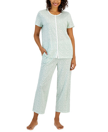 Женский набор из 2-х предметов пижамы Charter Club из хлопка с принтом, созданный для Macy's Charter Club