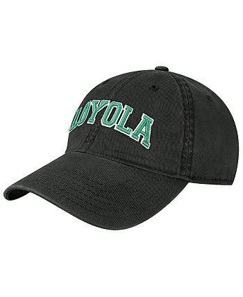 Men's Black Loyola Greyhounds The Noble Arch Adjustable Hat Legacy Athletic