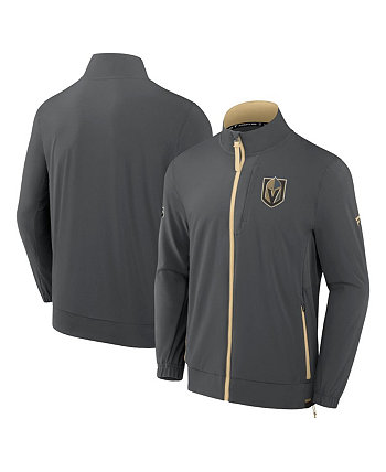 Мужская серая куртка с молнией во всю длину Vegas Golden Knights Authentic Pro Rink Fanatics