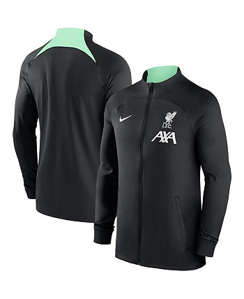 Мужская черная спортивная куртка Liverpool 2023/24 Strike Performance с молнией во всю длину Nike