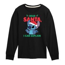 Disney's Lilo & Stitch Dear Santa I Can Explain Tee Licensed Character