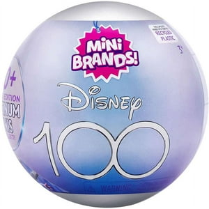 5 Surprise Mini Brands! Disney 100 Platinum Mystery Pack (Limited Edition) Zuru