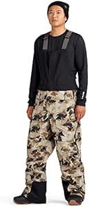 Dakine Mens Stoker Gore-Tex 3-Layer Ski/Snowboard Snow Bibs, Terrain Camo, Small Dakine