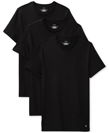 Men's 3-Pack Cotton Classics Crewneck T-Shirts Calvin Klein