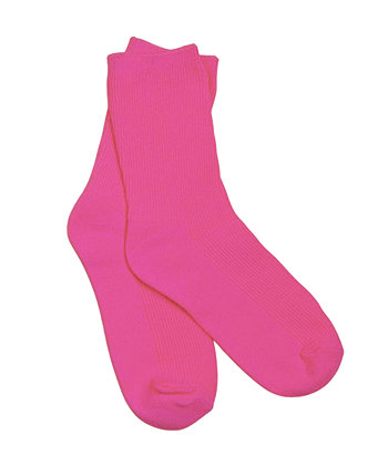 Women's Fuchsia Comfy Microfiber Ankle Socks Lechery
