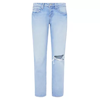 Nevia Low-Rise Slouch Jeans L'AGENCE