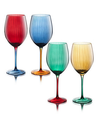 Праздничные бокалы для вина Ap, набор из 4 шт. Qualia Glass