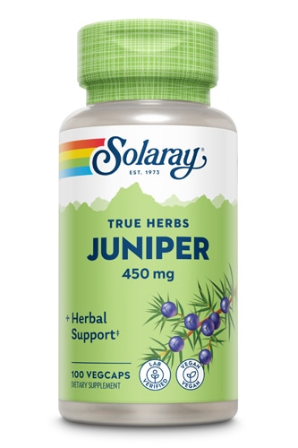 Можжевельник Solaray — 450 мг — 100 растительных капсул Solaray