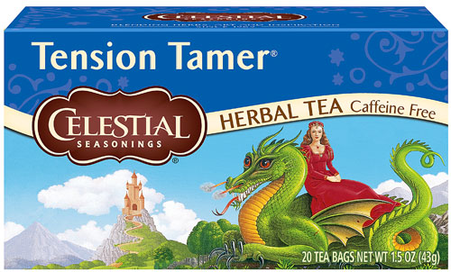 Травяной чай Celestial Seasonings снимает напряжение без кофеина -- 20 чайных пакетиков Celestial Seasonings