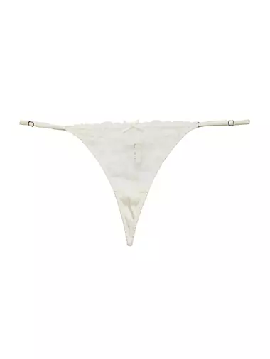 Женские Трусы fleur du mal Bella V-String Fleur du mal