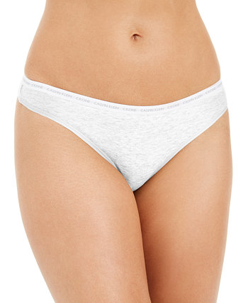 CK One Cotton Singles Thong Underwear QD3783 Calvin Klein
